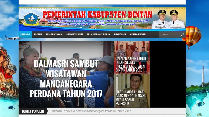 Nama dan Logo Pemkab Bintan Dipakai Orang Lain. Pemkab Bintan Akan Lakukan Tindakan Ini