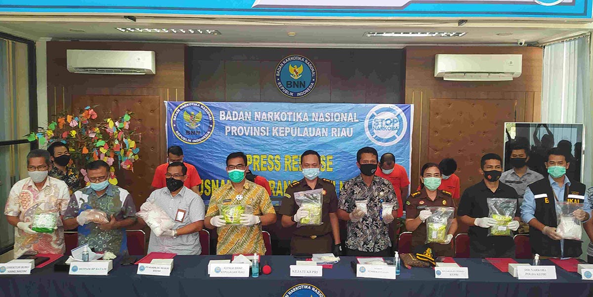 Jadi Kurir Narkoba, Ini Besaran Upah 4 Tersangka, Ditangkap Petugas di Tiga Tempat di Kepri