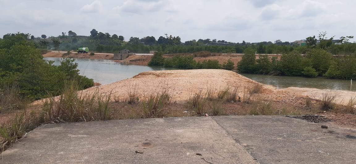 Jalan Terputus, Jalan Dapur 12 Sagulung Batam Jadi Jalur Maut dan Berbahaya