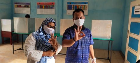 Paslon Bupati dan Wakil Bupati Lingga Nizar-Neko Minta Warga Sudahi Perselisihan Usai Mencoblos