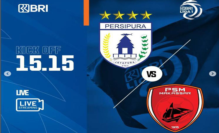 Sedang Berlangsung Live Streaming Persipura vs PSM - Persipura Incar 3 Poin