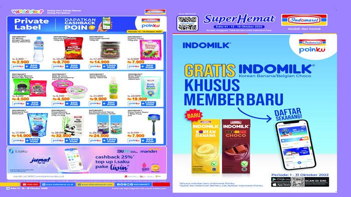 Promo Indomaret Super Hemat 12-18 Oktober 2022, Beras, Mi Instan, Susu Anak Lebih Murah