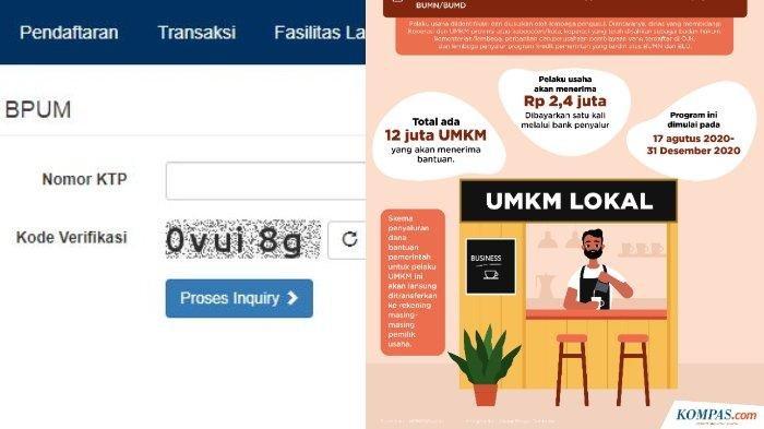 UPDATE Syarat dan Cek Penerima BLT UMKM BPUM Rp2,4 Juta, Simak di Sini Selengkapnya