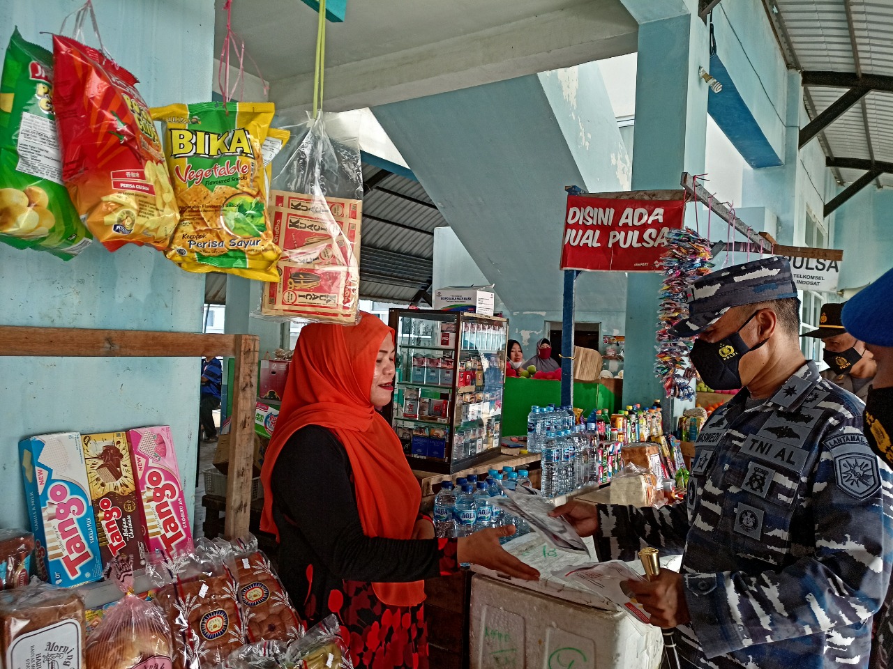 DANLANAL dan Kapolres Karimun Turun Tangan, Pantau Penerapan Protokol Kesehatan Covid-19