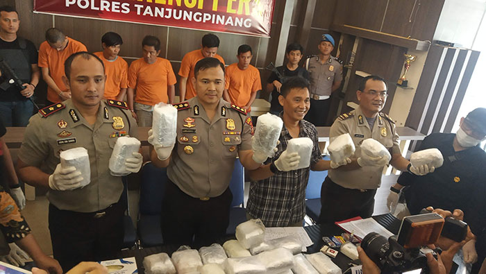 Polres Tanjungpinang Ungkap Kasus Narkotika, Tersangka Peroleh Sabu dari Napi di Lapas Tanjungpinang
