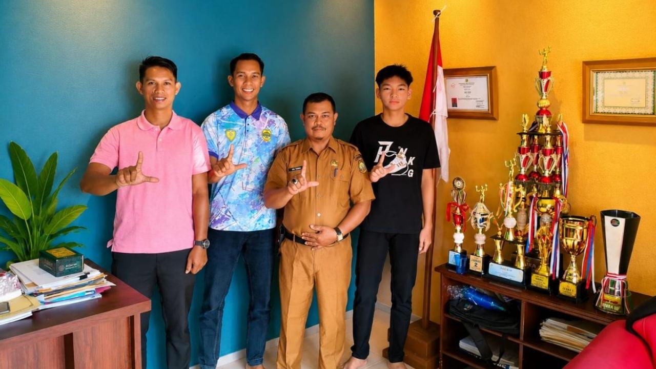 Erwin, Siswa SMPN 1 Singkep Pesisir Lingga Wakili Kepri di Kejuaraan Voli Regional Sumatera