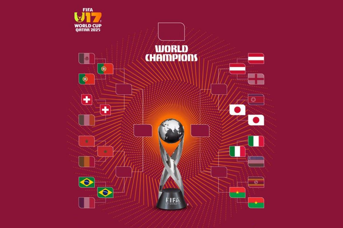 PIALA DUNIA U17 - Bagan Perempat Final Piala Dunia U17 2025 setelah babak 16 besar berakhir, Selasa (18/11/2025)