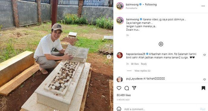 Bocah Perempuan Ini Bikin Baim Wong Terharu, Suami Paula Mendadak Rindu Mendiang Ibu