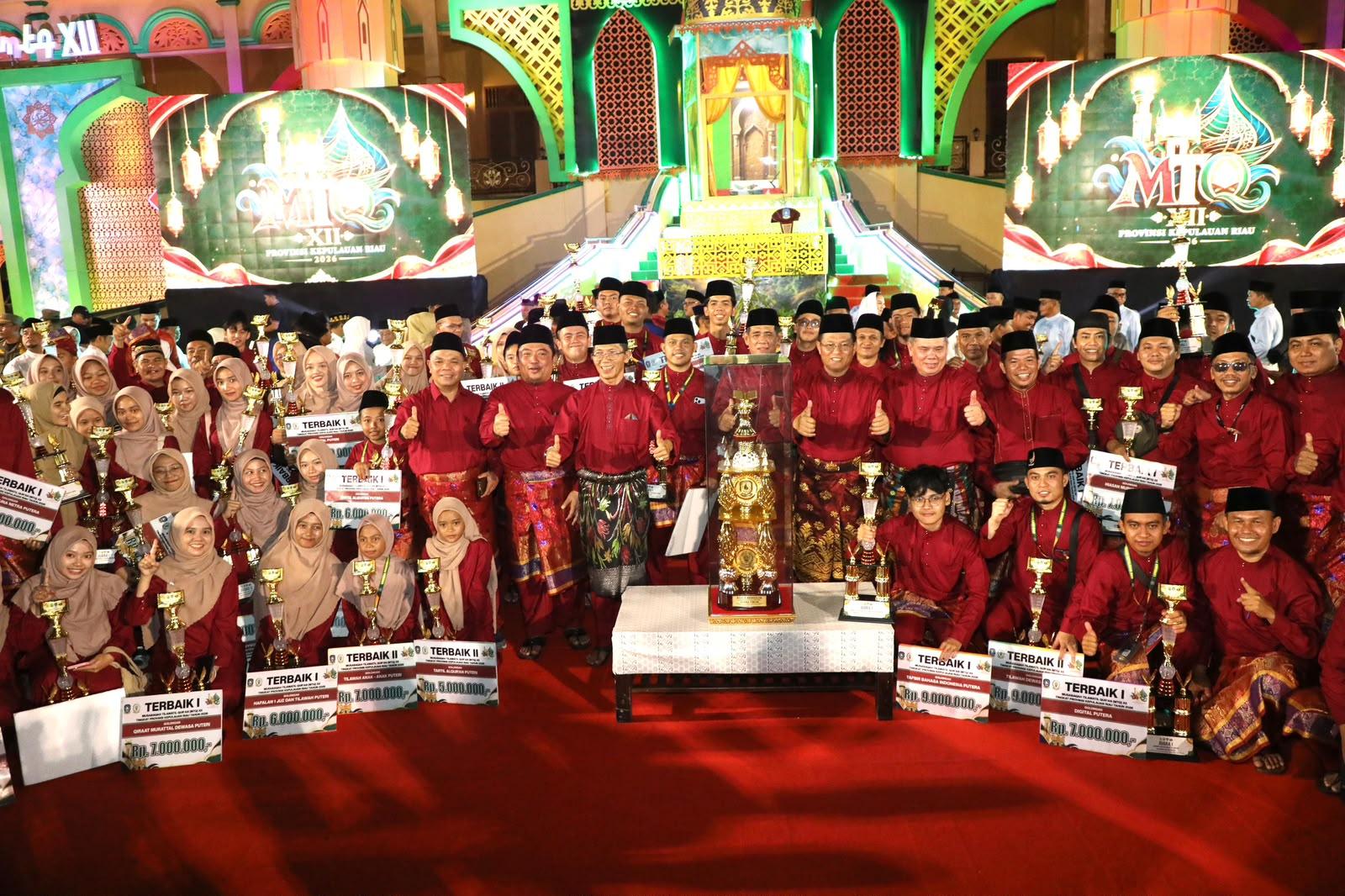 Walikota Amsakar Achmad Ucap Syukur Batam Juara Umum MTQ XII Kepri - Tribunbatam.id