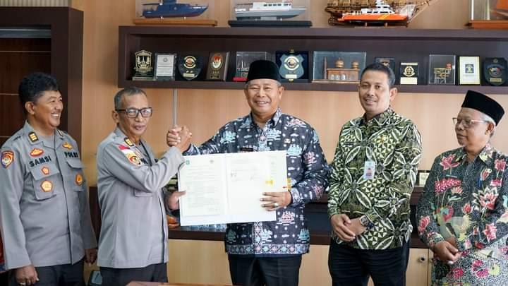 Pemkab Anambas Hibahkan Aset Daerah ke Polres, Bangun Polsub Sektor di Desa Nyamuk