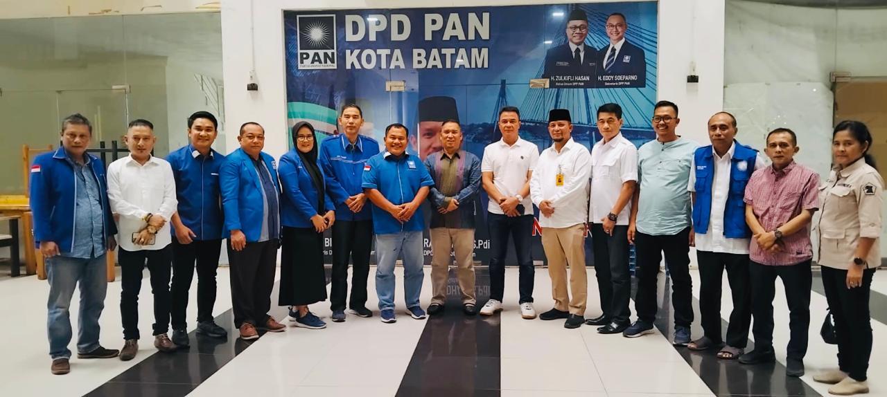 Halal Bihalal ke Kantor DPD PAN Batam, Nyanyang Haris Sebut 'Jalin Silaturahmi'