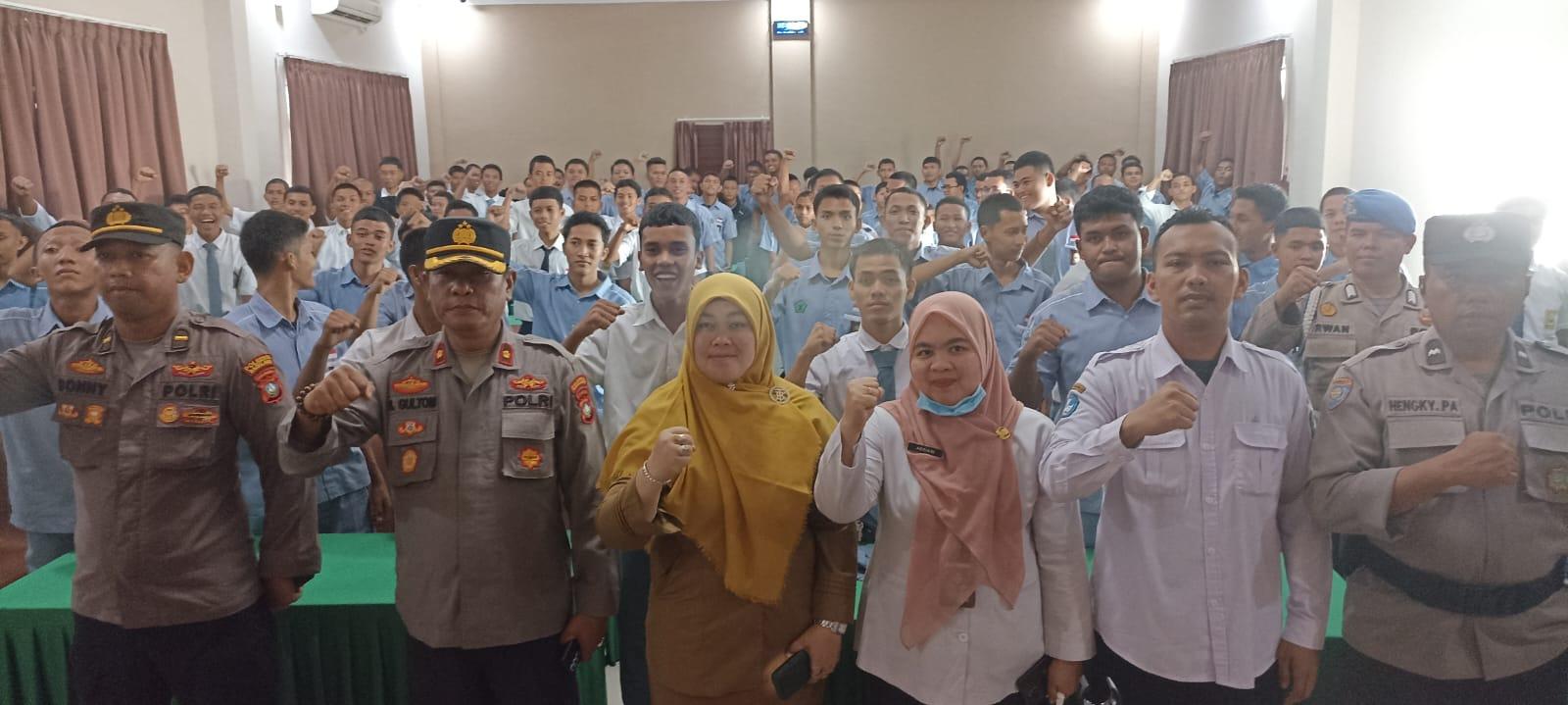 Polsek Sekupang Sosialisasikan Bahaya Tawuran dan Dampaknya Terhadap SKCK