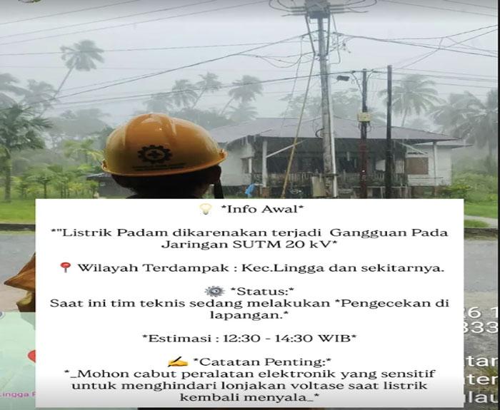 Listrik di Lingga Padam Lagi, PLN Umumkan Jadwal Pemadaman Listrik Hari Ini, Kamis, 9 Juli 2026 - Tribunbatam.id