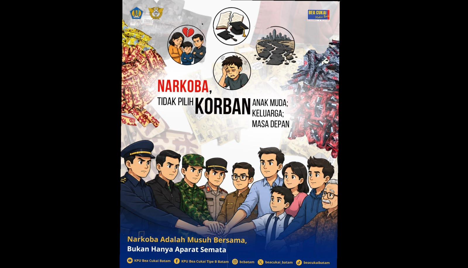 Bukan Hanya Tugas Aparat, Narkoba Musuh Bersama - Tribunbatam.id