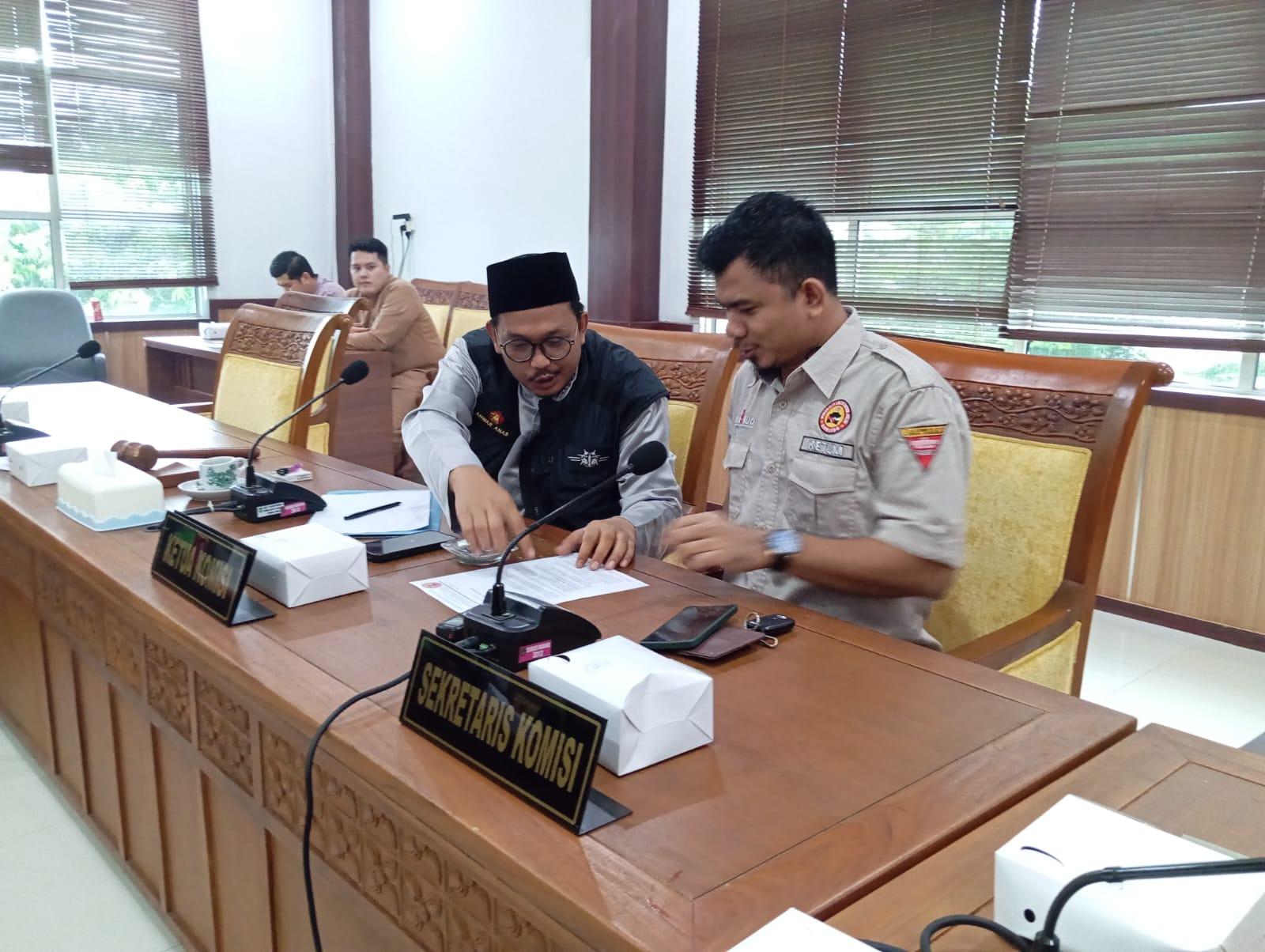 Komando RDP di Komisi I DPRD, Bahas Biaya Aplikasi hingga Penjemputan di Punggur