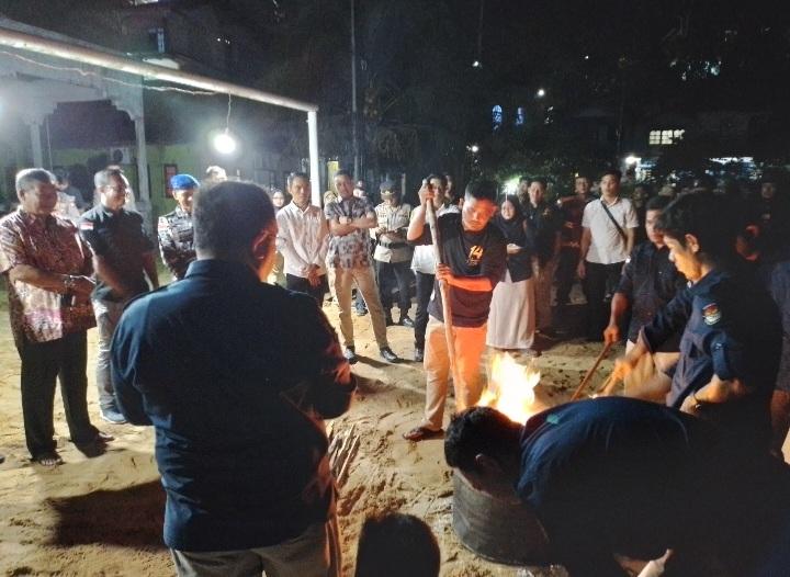 KPU Anambas Musnahkan 1.384 Lembar Surat Suara Sisa dan Rusak Pilkada 2024