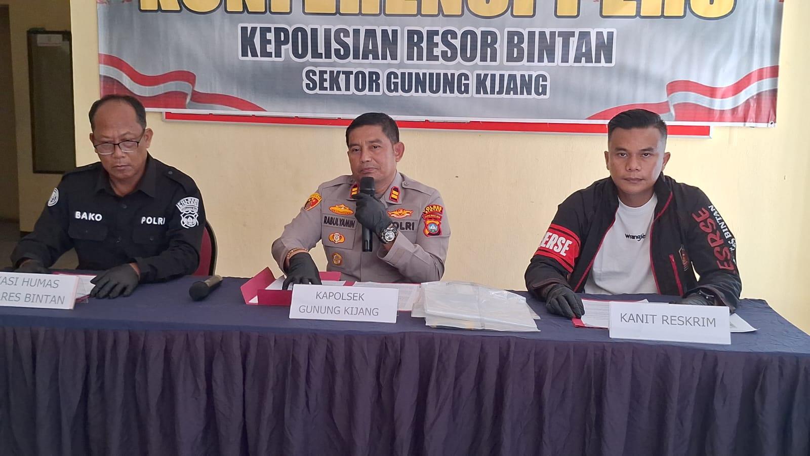 Pusing Bayar Cicilan Motor, Pria di Bintan Nekat Curi Kabel Kopdes Merah Putih Teluk Bakau - Tribunbatam.id