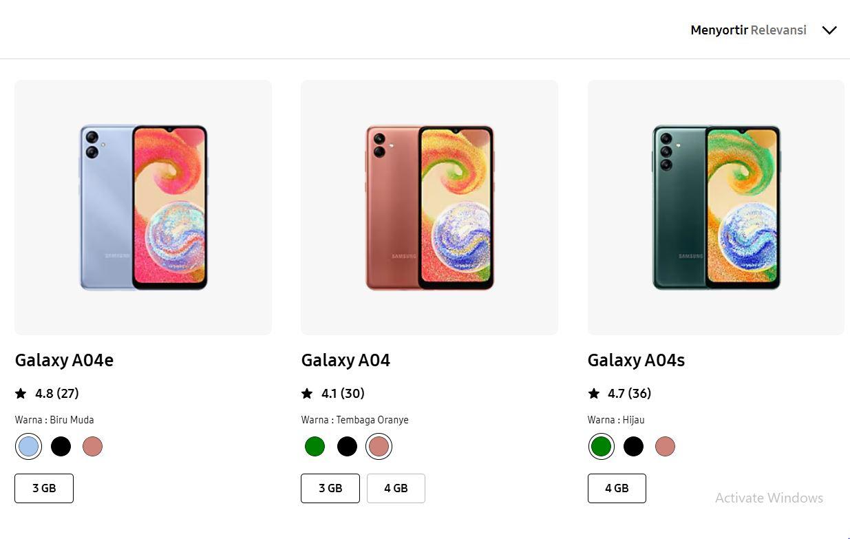Adu Keunggulan Samsung A04e Vs Samsung A04s, Ini Harga HP Samsung A04 Series Resmi di September 2025