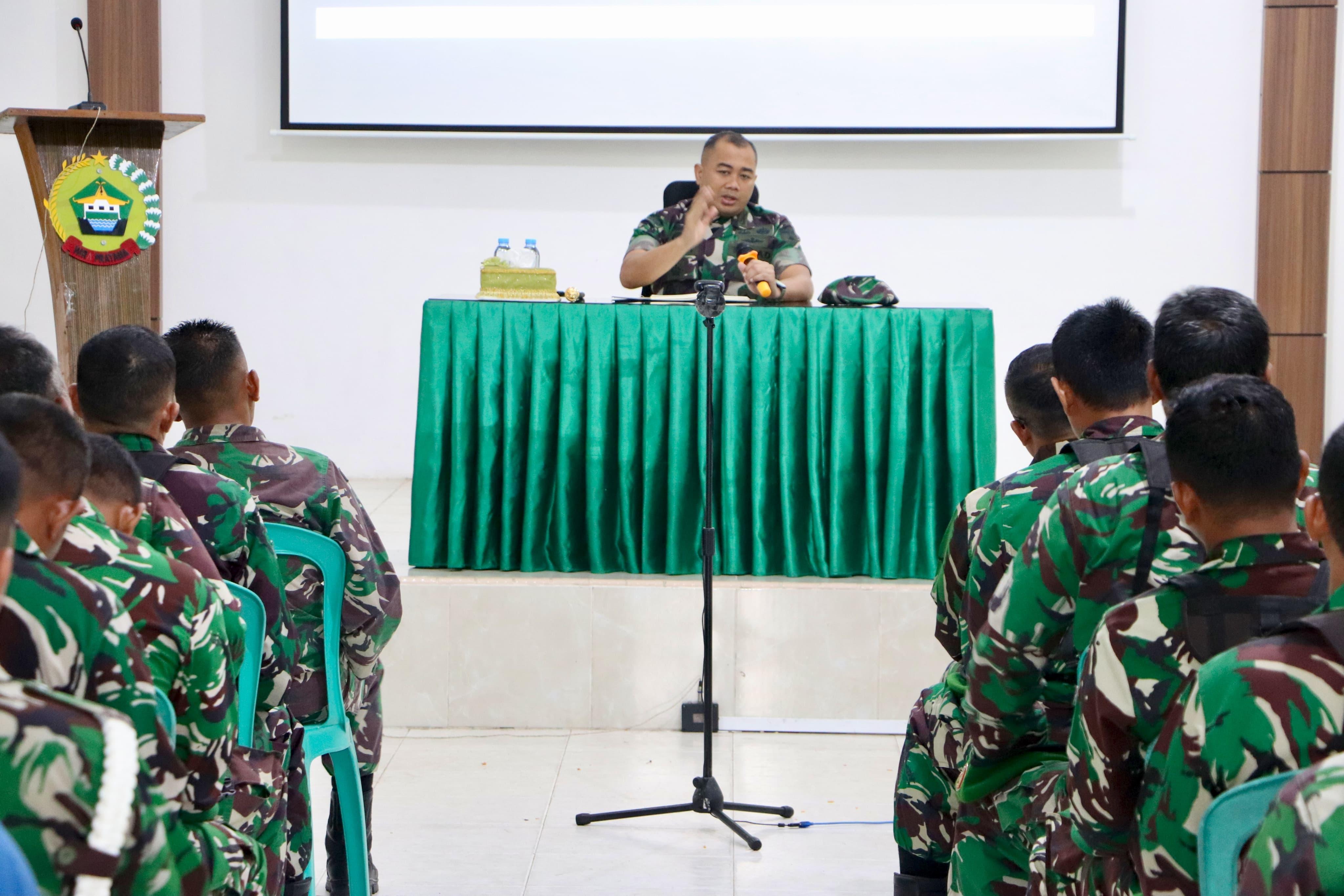 Dandim 0317/TBK Ultimatum Prajurit TNI AD, Letkol Inf Andit: Tak Ada Ampun Bagi Terlibat Narkoba
