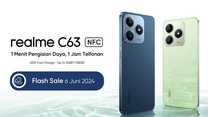 Harga Hp Realme C63, Ponsel Dua Jutaan tawarkan Desain Mewah, Ada Diskon Menarik