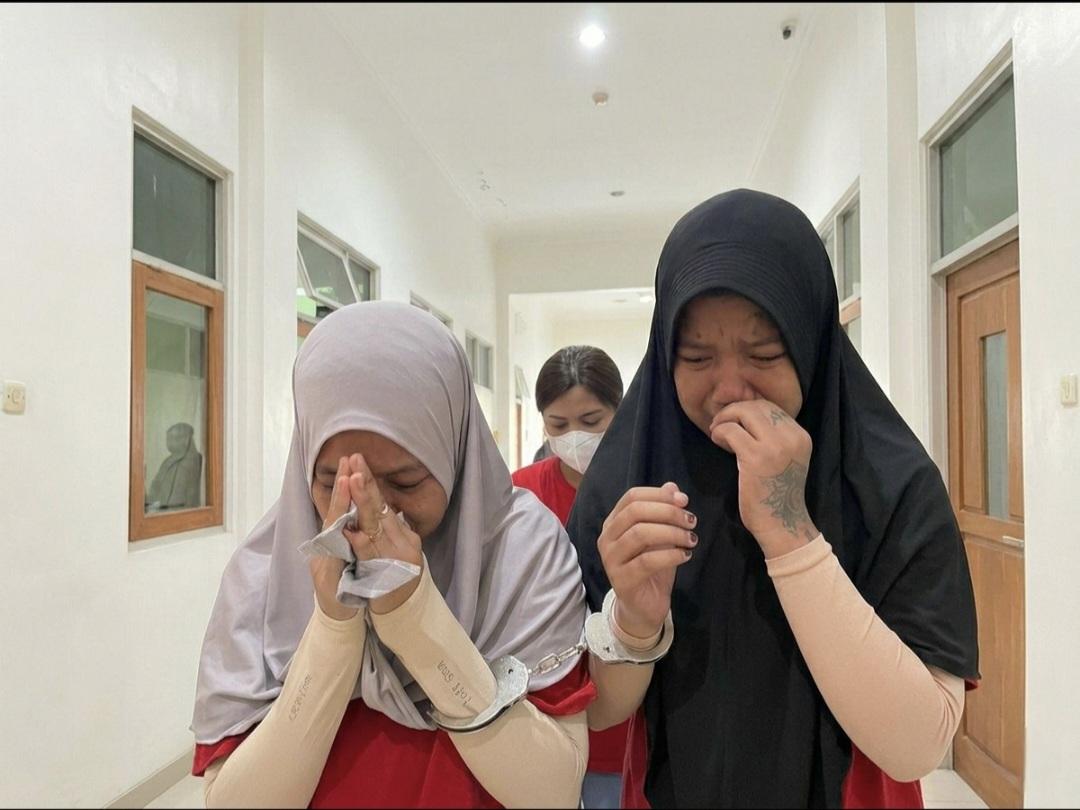 Sambil Menangis, 2 Terdakwa Kasus Pembunuhan Dwi Putri Sampaikan Permintaan Maaf