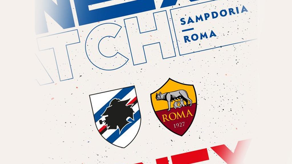 Live Streaming Sampdoria vs AS Roma Kick Off 23.30 WIB, Giallorossi Perkasa