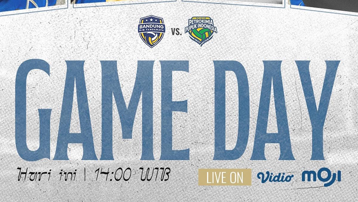 Live Streaming Moji TV Proliga 2024 Bandung bjb vs Gresik Petrokimia Pukul 14.00 WIB