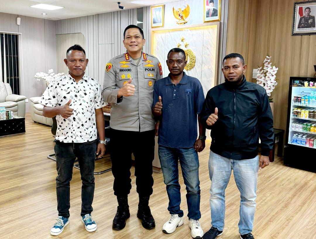 Alex Pencari Pasir di Video Viral Li Claudia Kini Gabung di Ditpam BP Batam