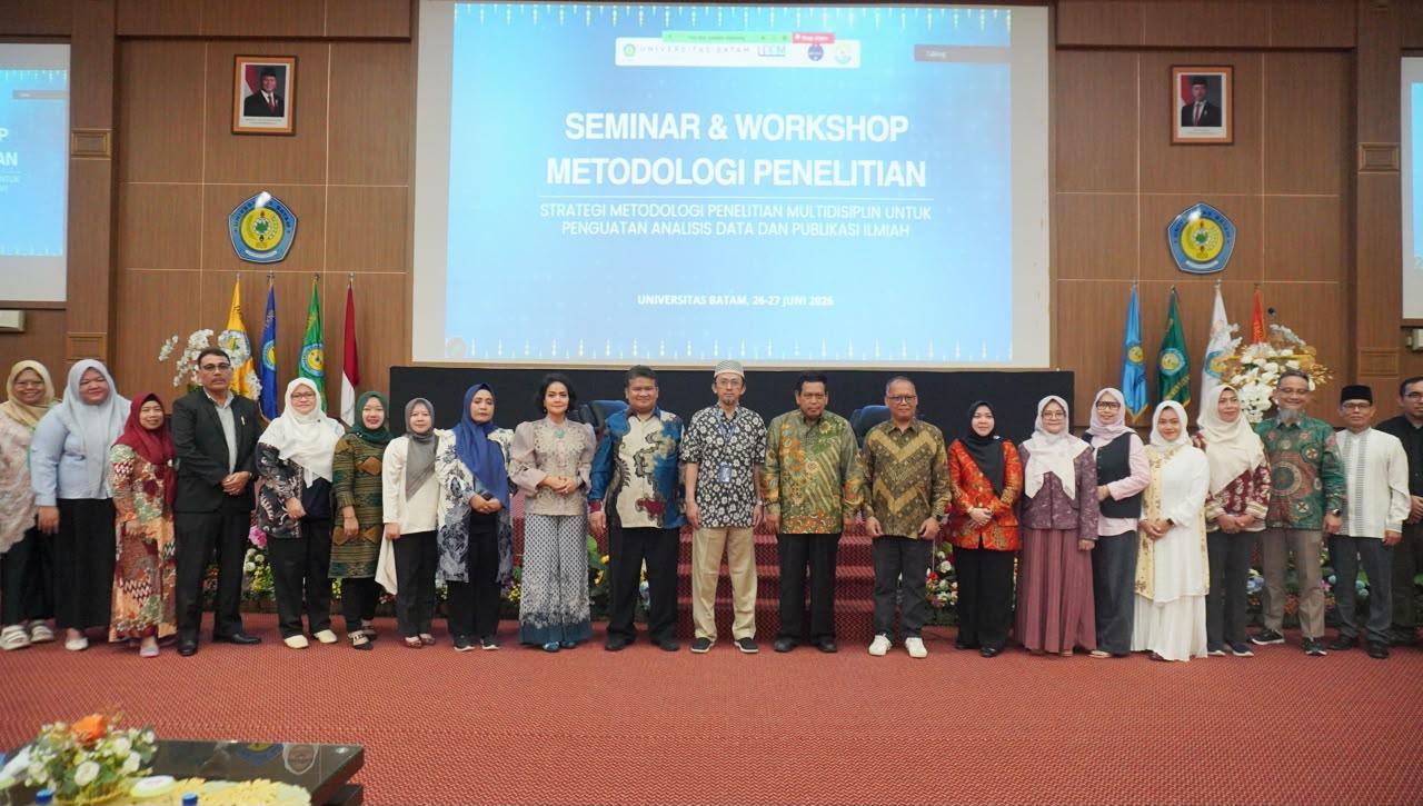 Universitas Batam Perkuat Kompetensi Riset Lewat Seminar dan Workshop Metodologi Penelitian - Tribunbatam.id