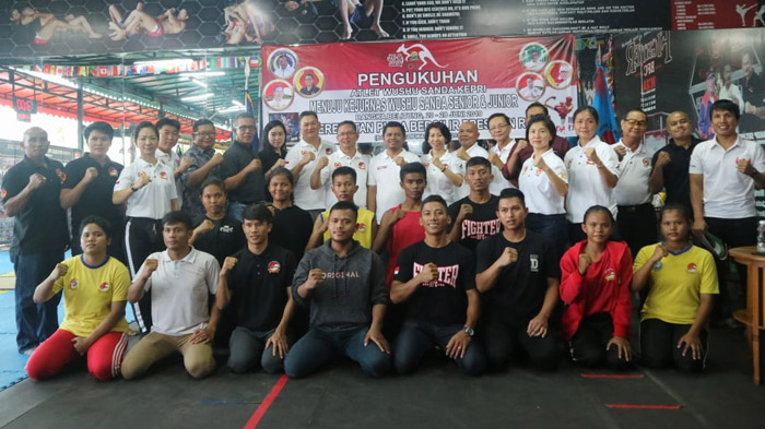 Menuju Persiapan PON XX Tahun 2020, Atlet Wushu Sanda Kepri Dikukuhkan