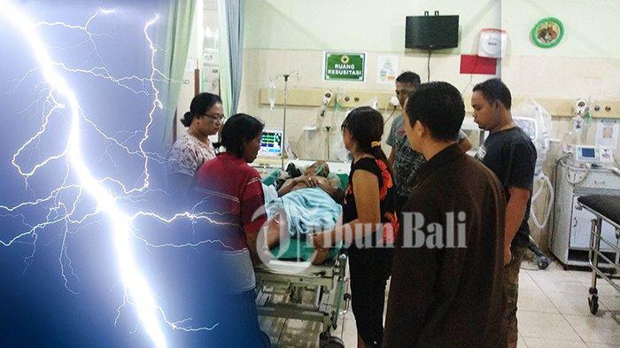 Wayan Disambar Petir di Depan Sang Istri, Istri Teriak Lihat Suaminya yang Langsung Kaku