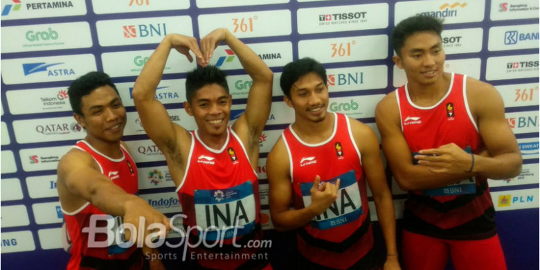 Lalu Muhammad Zohri Kembali jadi Bintang, Pecahkan Rekor Nasional 4x100 Meter dan Lolos ke Final