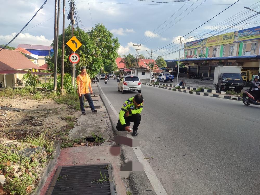 Kecelakaan Maut di Karimun, Nyawa Pejalan Kaki Melayang usai Ditabrak Motor
