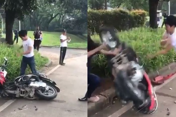 Motornya Dirusak Sang Kekasih, Grab Adakan Sayembara Beri Layanan Gratis Pada Wanita Tersebut