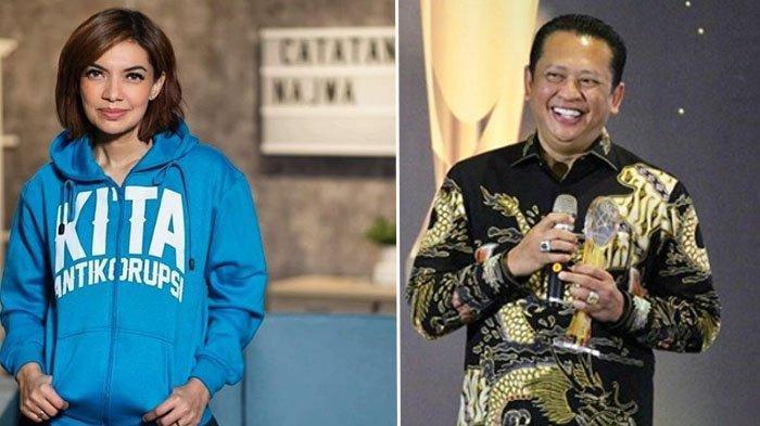 Sentil Acara Mata Najwa, Ketua DPR RI Bamsoet Sindir Najwa : Kantor Saya di DPR, Bukan di Medsos