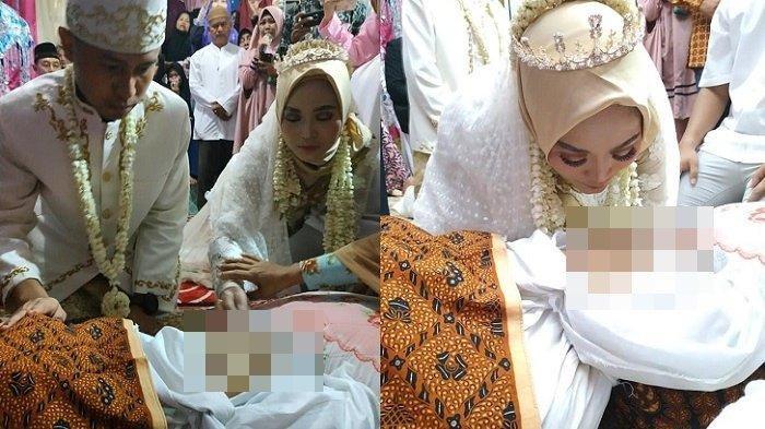 VIRAL! Pasangan Mempelai Langsungkan Ijab Kabul di Samping Jenazah Sang Ibu, Tamu Undangan Menangis