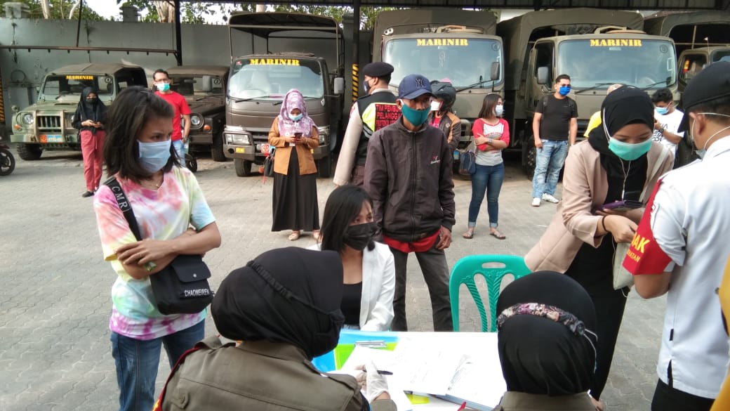 Razia Protokol Kesehatan di Tanjungpinang, Pengendara Mobil Tak Bermasker Kena Sanksi