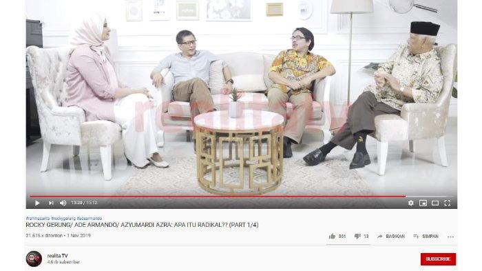 Rocky Gerung Kritisi Mahfud MD dan Fahcrul Razi: Fungsi Jabatan Itu Bukan Menakuti-nakuti Orang