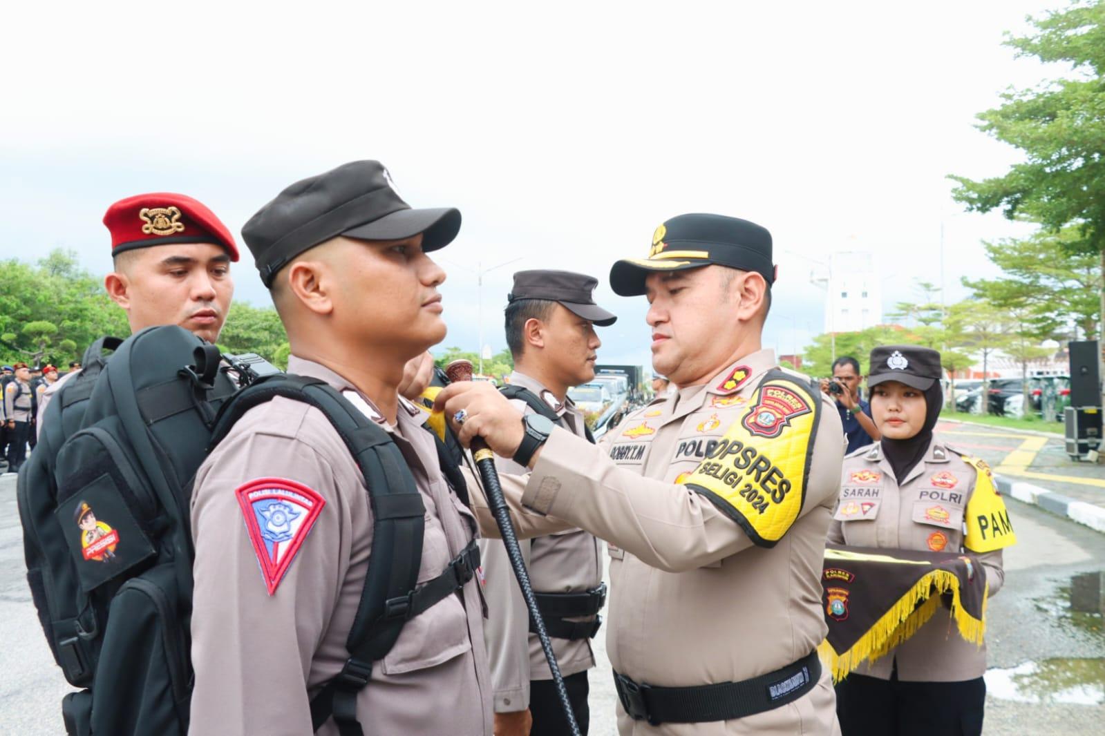 Ratusan Personel Polres Karimun Dikerahkan Amankan Pilkada, Berharap Pemilu Berjalan Lancar