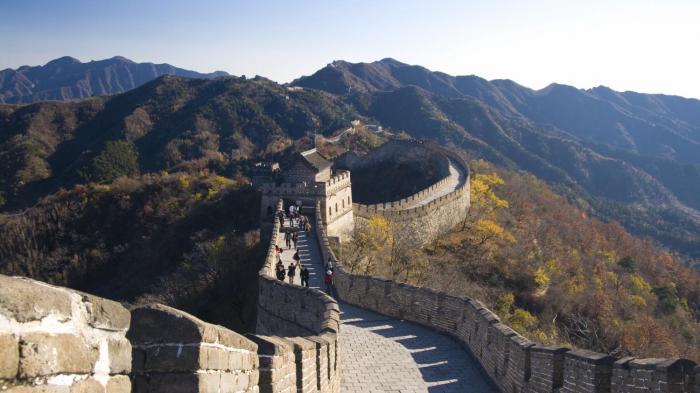 Tiongkok Diguncang Gempa, Bagian Tembok Besar China Sampai Runtuh