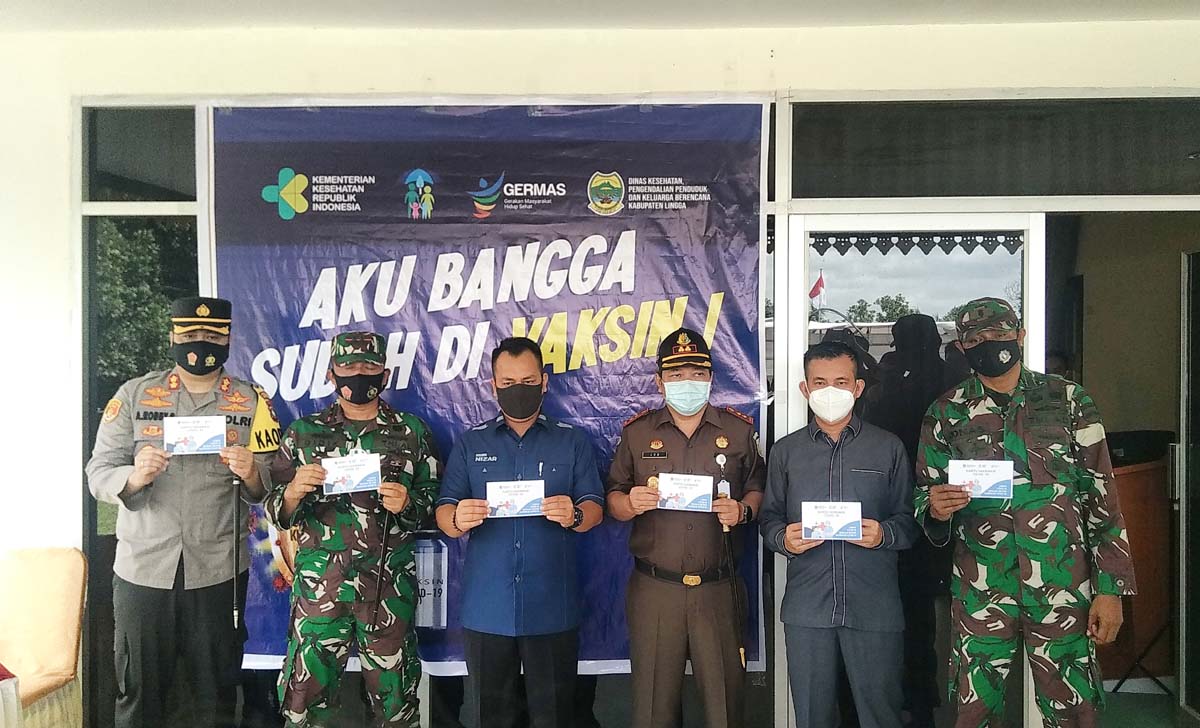 Vaksinasi Corona di Lingga Baru 49,3 Persen, Targetkan 960 dari 1.920 Vial Vaksin