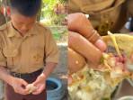 Yoga Siswa SMP di Palopo Muntahkan Daging Ayam yang Sudah Masuk ke Mulut: Masih Ada Darahnya