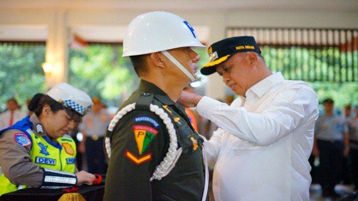 Tri Adhianto Pimpin Apel Gabungan Tiga Pilar, Sampaikan Amanat Kapolri Jelang Pengamanan Arus Mudik