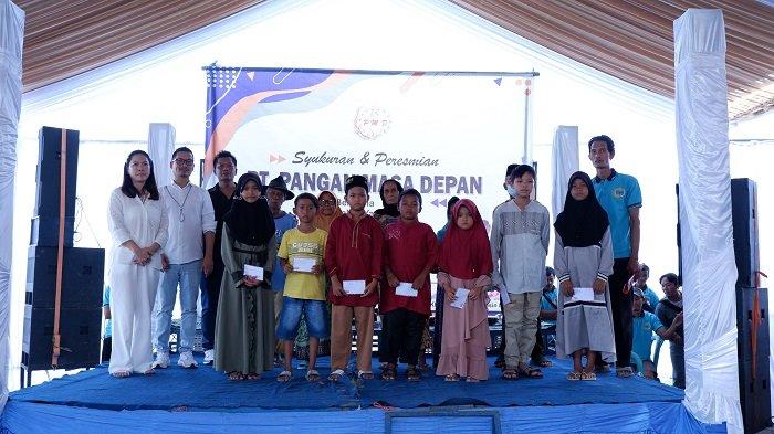 Ajak Warga dan Ratusan Anak Yatim, Sebuah Pabrik Beras Berteknologi Jerman Diresmikan di Indramayu