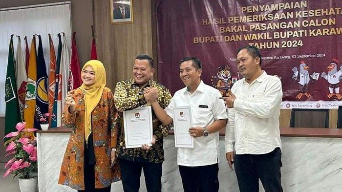 Dua Pasangan Cabup dan Cawabup Dinyatakan Lolos Tes Kesehatan, KPU Karawang: Mereka Mampu Bertugas