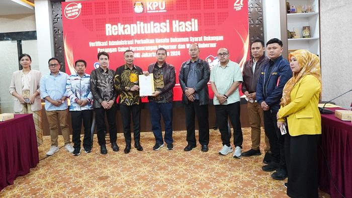 Tak Lolos Verifikasi Pilgub Jakarta, Dharma Pongrekun-Kun Wardana Ajukan Gugatan ke Bawaslu