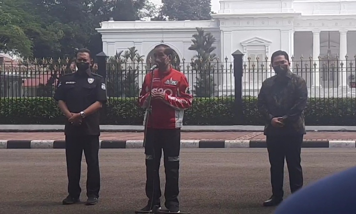 Jokowi Lemas Tidak Dibolehkan Ikut Konvoi dengan Pembalap Internasional