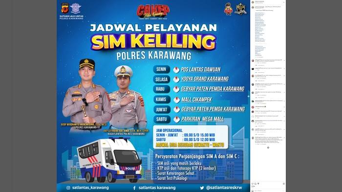 SIM Keliling Karawang, Selasa 22 Agustus 2023, di Yogya Grand Karawang Hingga Pukul 15.00 WIB