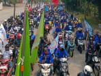 Ribuan Buruh Kepung Pemkab Bekasi, Tuntut UMK 2026 Naik 15 Persen dan PHI Dibentuk