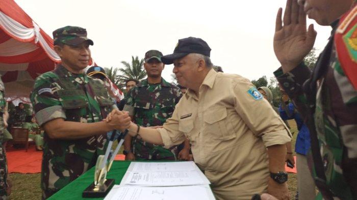 Wakasad Letjen TNI Agus Subiyanto Tutup TMMD ke-116 di Desa Tebing